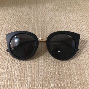 Quay fabulous black and gold sunglasses